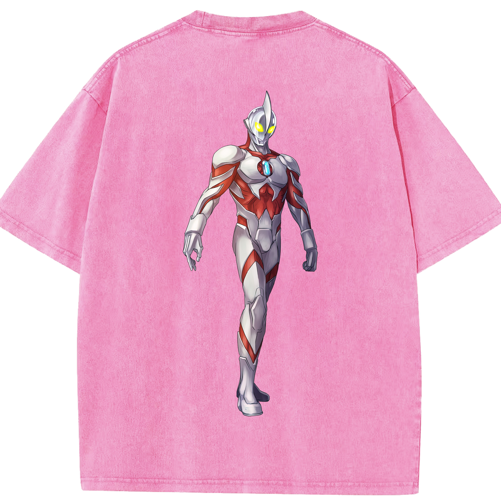 （画像用） ウルトラマン Ultraman 綿100% ヴィンテージ風 半袖Tシャツ（背面プリント）